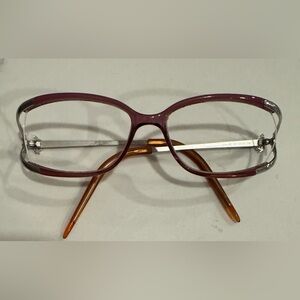 Roberto Cavalli frames eyeglasses Barite 497-081  purple maroon silver 55 15 130